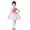 #0174-Pink, variant on Favoffer Big Kid Girls Sleeveless Dress Spring Summer Sunflower Sequin Mesh Halter Fluffy Performance Gown for Recital Party Photo Shoot Daily Sizes 4-15Y
