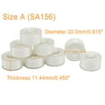 thumbnail image 2 of New brothread 25pcs White 60WT Prewound Bobbin Thread Size A SA156, 2 of 6
