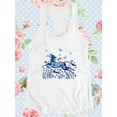 thumbnail image 3 of Wild And Free. Racerback Tank Women -Jennifer Paxton Parker Designs, Female x-Large, 3 of 4