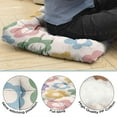 thumbnail image 3 of Daisy Print Meditation Cushion - 24" Square Floral Floor Pillow for Adults, Thick & Supportive Yoga Seat with Watercolor Daisy Artwork, Boho Aesthetic, 3 of 3