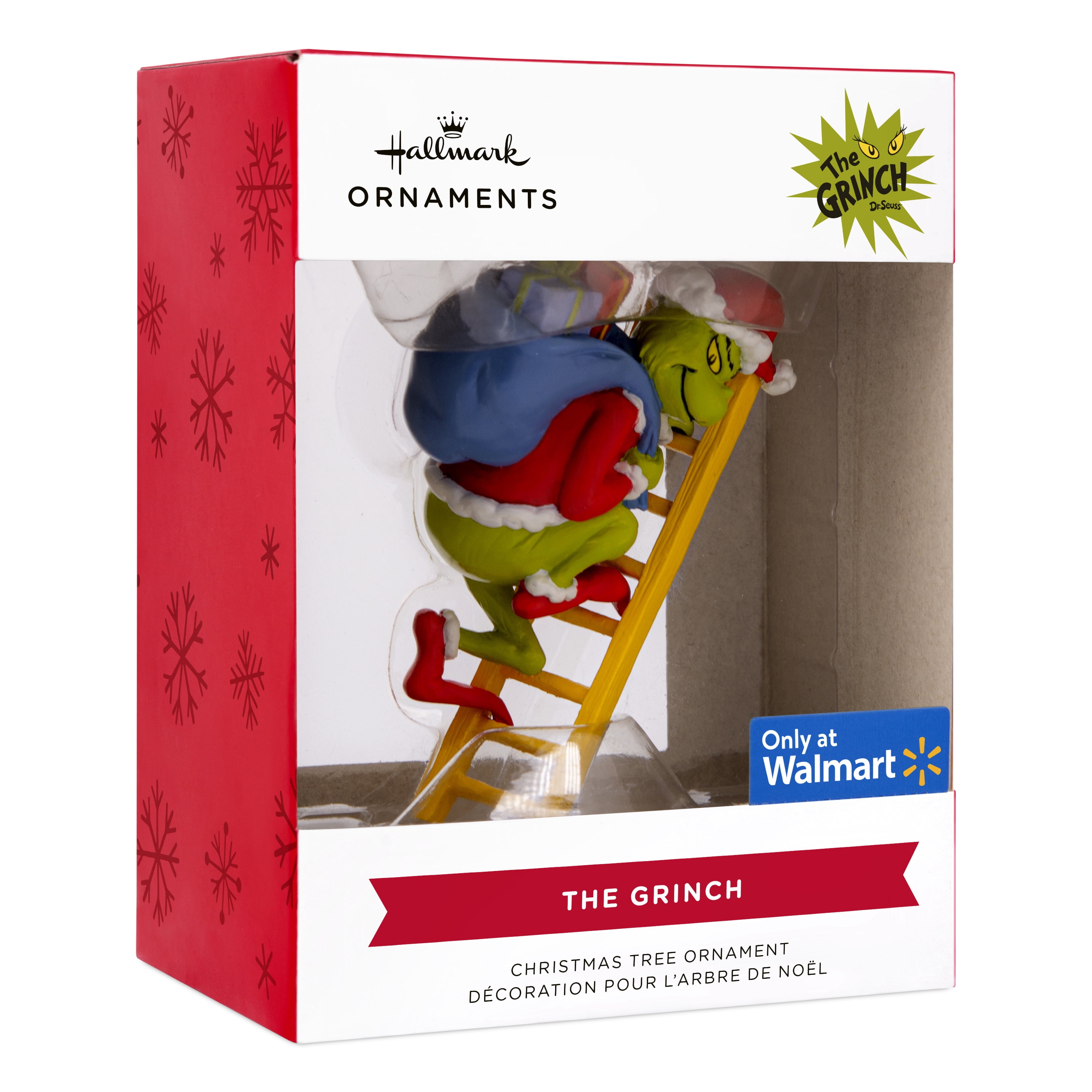 Hallmark Dr. Seuss's How the Grinch Stole Christmas! Grinch on Ladder Christmas Ornament
