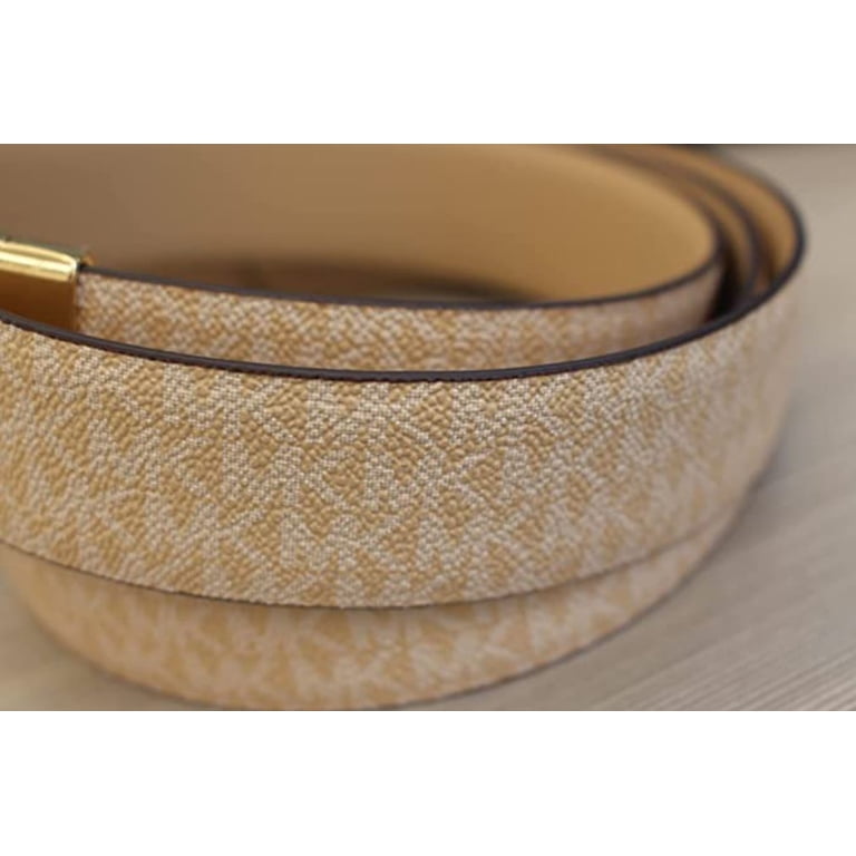 Michael Kors Reversible Buckle Belt 558385-220-XL (Buff  display picture 3