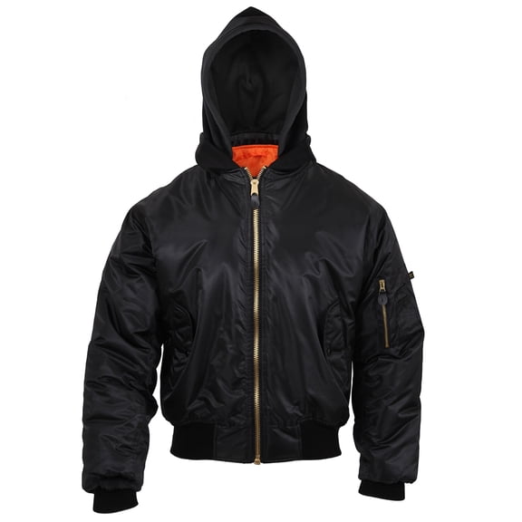 Rothco Hooded MA-1 Flight Jacket - 7400 - S