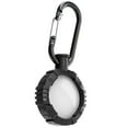 thumbnail image 2 of Vena Round TPU Case for Apple AirTag Holder Keychain Cover With Keychain Ring, Black, 2 of 7