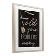 thumbnail image 4 of Fold Your Problems Away Birch Framed Print Under Glass, design by Marcus Prime, 4 of 10