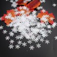 thumbnail image 2 of 200 piezas 300 piezas lotes copos de nieve navideños confeti nieve artificial adornos para árbol de Navidad decoraciones para el hogar fiesta boda decoración, 2 of 5