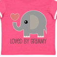 thumbnail image 4 of Inktastic Loved by Grammy Boys or Girls Toddler T-Shirt, 4 of 5