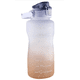 thumbnail image 1 of Botella Thermo de 2 Litros color degradado Azul-Naranja Genérico Botella de agua 2 Litros, 1 of 4