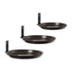 thumbnail image 4 of 3 comederos de pájaros de pared con bandeja de agua y soporte de metal, para baño de pájaros, para exteriores, patios, terrazas y cercas., 4 of 8