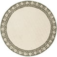 thumbnail image 2 of SAFAVIEH Total Performance Ruadhan Floral Area Rug, Light Green, 6' x 6' Round, 2 of 4