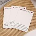 thumbnail image 5 of 100pc Pocket Hug Backing Cards Business Crafting Gift .UK, 5 of 8