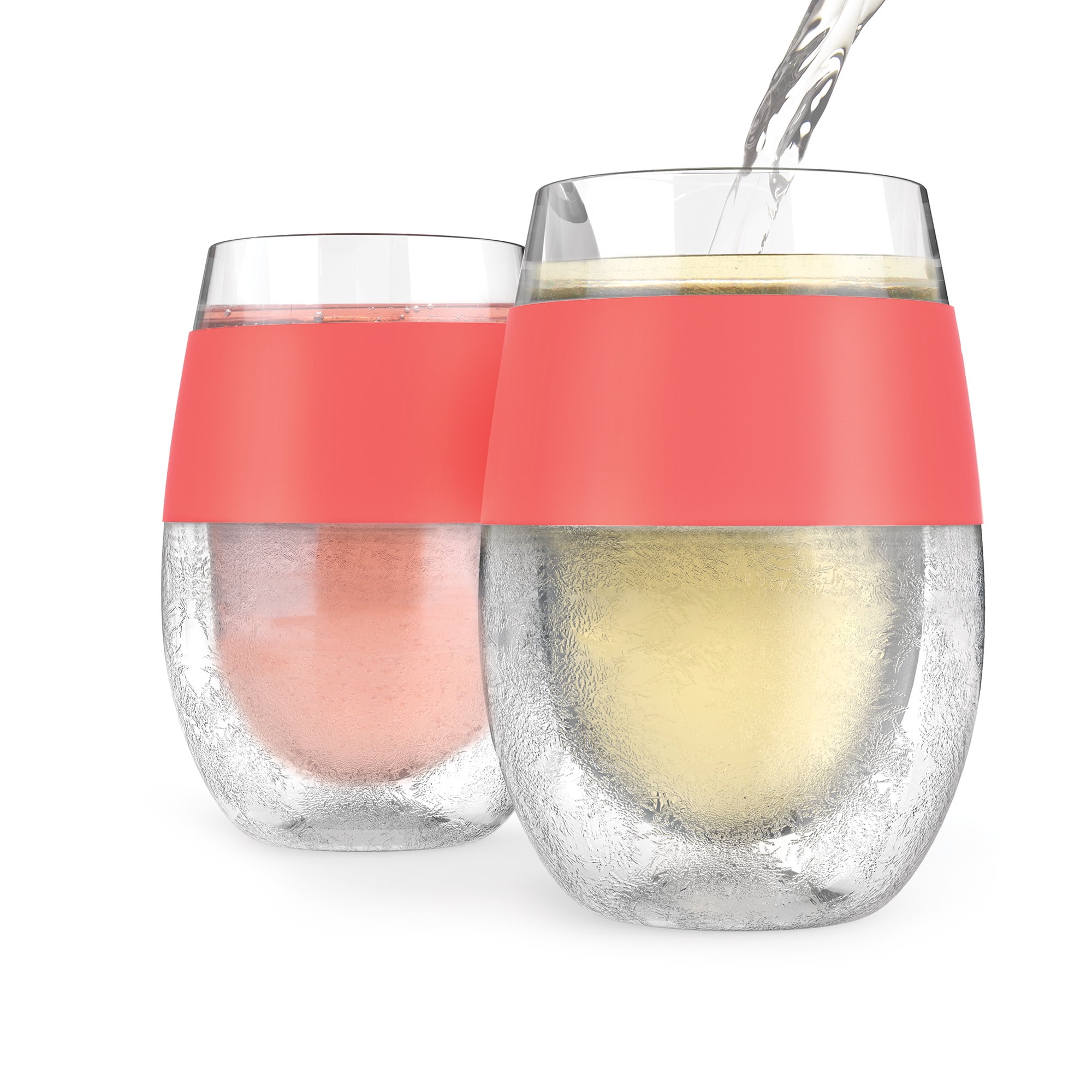 Host Wine Freeze Cooling Cup Set of 2, Double Wall Insulated Freezable