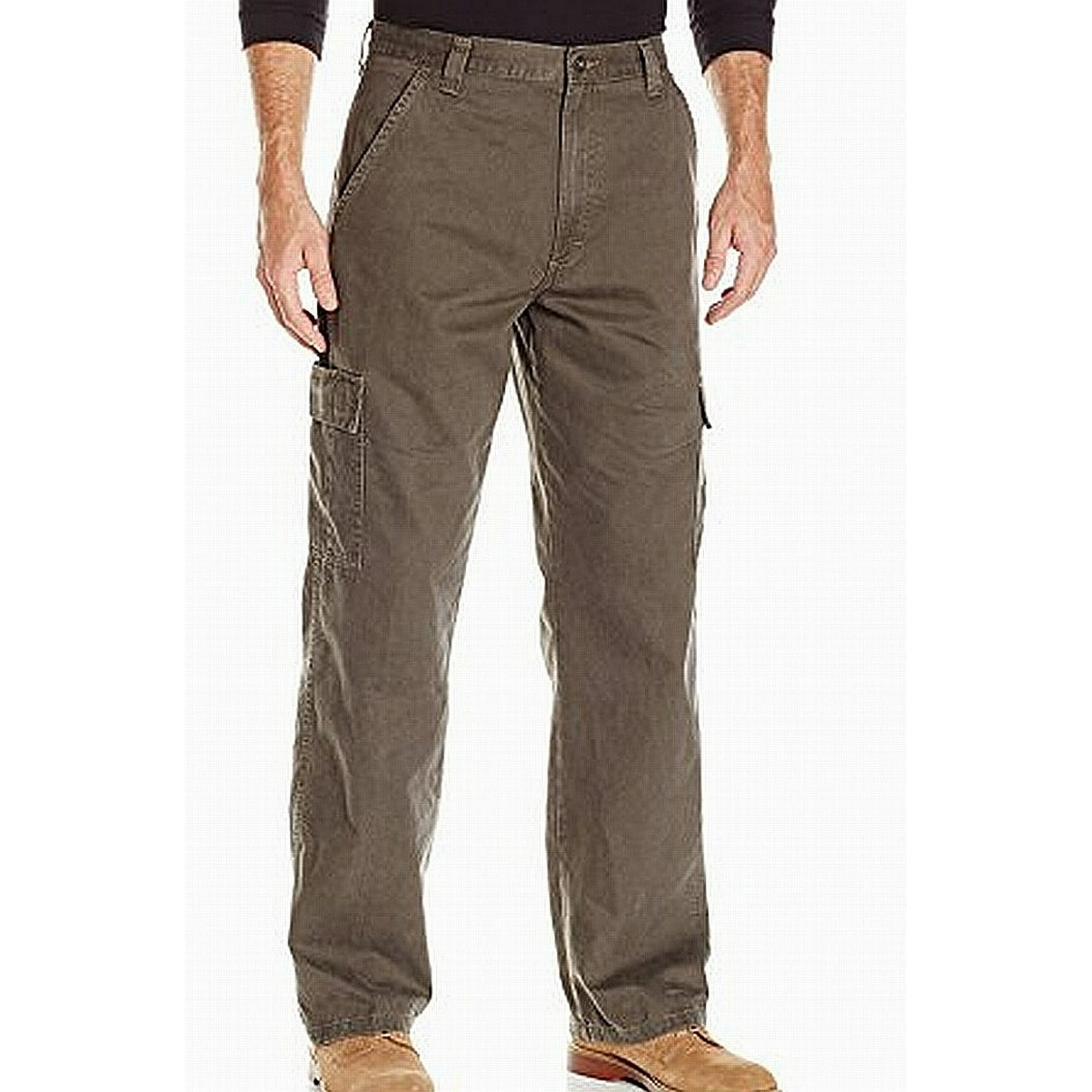 Wrangler Authentics Men's Classic Twill Relaxed Fit Cargo Pant, Olive Drab,  33W x 30L | Walmart Canada