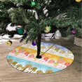 thumbnail image 2 of FMSHPON Nature LandscapeTrees Xmas Christmas Tree Skirt Stand Mat for Holiday Party Decoration Indoor Outdoor 36 inches, 2 of 3