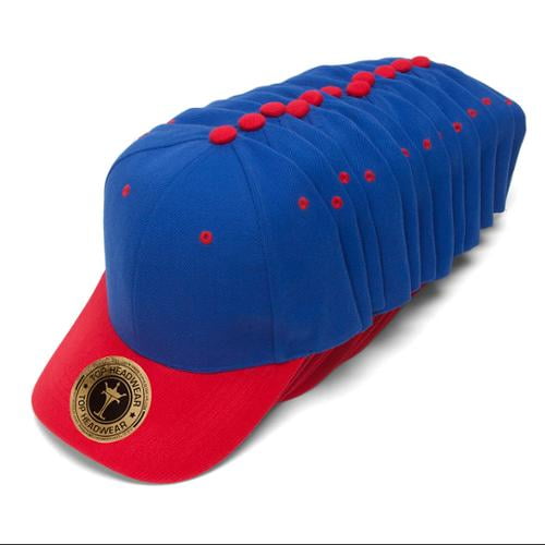 Top Headwear 12-Pack Adjustable Baseball Hat Top Headwear 12-Pack Adjustable Baseball Hat