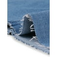 thumbnail image 5 of AllegK Falde mezclilcasual pamujer Faldas de mezclilcortas con ventilación trasede cintualazul vaquero S, 5 of 5