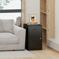 thumbnail image 5 of Polup 18"D Modern Office Locking File Cabinet 2 Drawer,Black Metal Vertical File Cabinet, 5 of 10