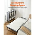 thumbnail image 2 of VEVOR Rollaway Bed Folding Bed with 4 in Foam Mattress for Adults and Guest, 2 of 9
