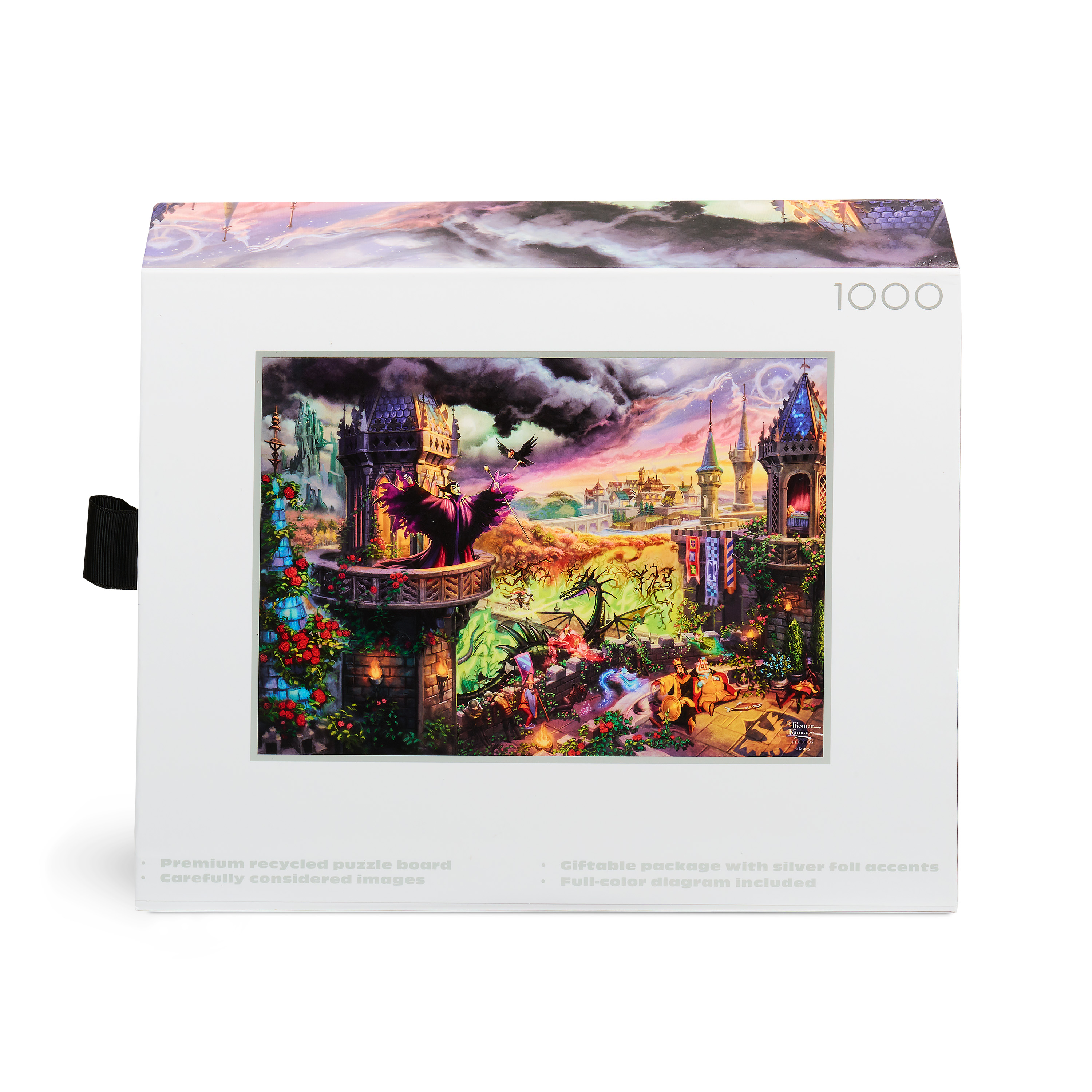 Buffalo Games 1000-Piece Silver Select Disney Thomas Kinkade Maleficent Jigsaw Puzzle