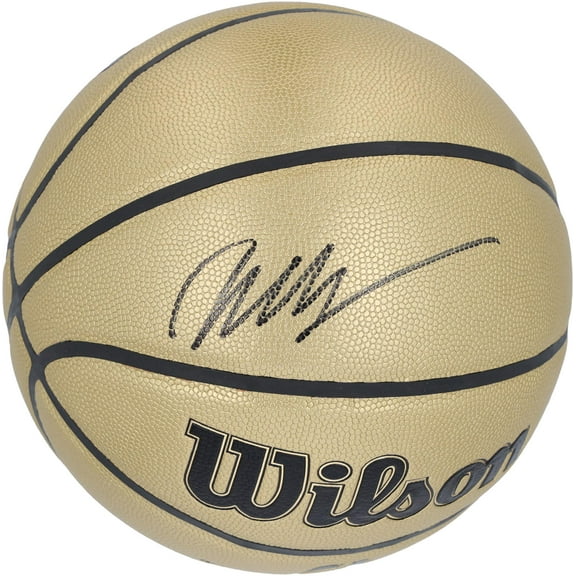 Victor Wembanyama San Antonio Spurs Autographed Wilson Gold Basketball - Fanatics Authentic Certified