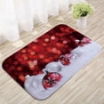 thumbnail image 2 of Felpudo navideño para interiores 2024 con diseño de esfera navideña y ambiente navideño, alfombra para sala de estar, dormitorio o suelo, 2 of 8