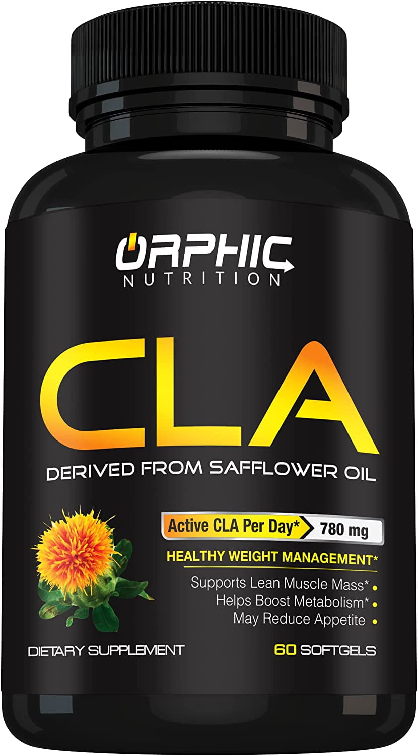 CLA Safflower Oil Supplement Made with Safflower Oil 780mg Non