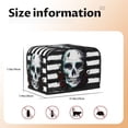 thumbnail image 2 of Rateoe Watercolor Skull Pattern Toaster Covers 2 Slice Wide Slot,Bread Machine Cover,Bread Dust Cover & Fingerprint Protection,Appliance Covers, 2 of 7