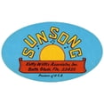thumbnail image 2 of Anonymous 24x16 Black Ornate Framed Double Matted Museum Art Print Titled: Sun Song Produce Label (1930-1950), 2 of 5