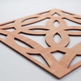 thumbnail image 4 of Ekena Millwork 15 3/8"W x 15 3/8"H x 1/4"T Medium Baytown Decorative Fretwork Wood Wall Panels, Cherry, 4 of 13