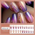 thumbnail image 2 of Magic Purple Line Streamer Gradient Nail Sticker, 2 of 5