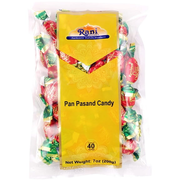 Rani Pan Pasand Candy 7oz (200g) Individually Wrapped ~ Indian Tasty Treats | Vegan | Gluten Friendly | NON-GMO | Indian Origin