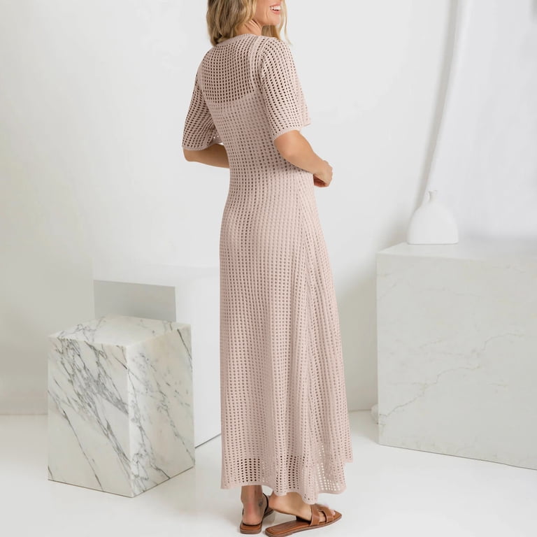 casual beige wedding dresses Sentmoon Dress Eyelet Breathable Regular Fit Brunch Dress 2026 Solid Color Short Sleeve Crew Neck Womens Summer Beach Supplies for Business and XL Blue Plaid Oversize Shirt Evening gown Color:Royal Blue/Gold ⸻ PRODUCTION TIME Each mss-group:Featured