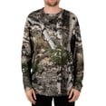 thumbnail image 2 of (2 pack) Mossy Oak Men's Long Sleeve Camouflage Hunting Performance Shirt, Mossy Oak Mountain Country, XL, 2 of 6