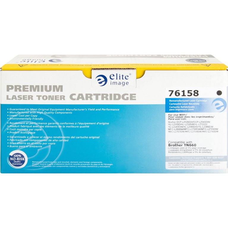 Elite Image Remanufactured High Yield Laser Toner Cartridge - Alternative for Dell - Black - 1 Each - 2600 Pages Elite Image Remanufactured High Yield Laser Toner Cartridge - Alternative for Dell - Black - 1 Each - 2600 Pages
