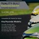 thumbnail image 3 of Pastillas De Freno Delanteras De Cerámica Premium De Calidad 1001-1295C Compatibles Con Kia (Cadenza Rondo Soul Ev Sportage 2007-2017); Hyundai Sonata 2015, 3 of 5