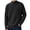 Black, variant on Mens Sweater Solid Color Round Neck Long Sleeve Casual Comfy Outdoor Pullover Sweater