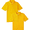 Gold, variant on Boys School Uniform Short Sleeve Performance Polo Shirt, 2-Pack, Sizes 4-18 & Husky