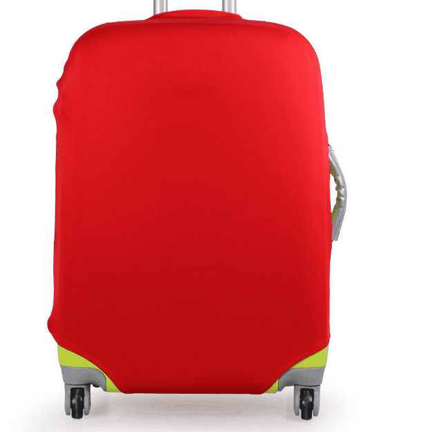 Black-L Luggage Protector Cover Spandex Suitcase Protective Cover Elastic Dustproof Travel Bag Protection 20 24 28