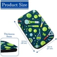 thumbnail image 4 of Tennis Furry Printed Soft Comfortable Armrest Cover Car Armrest Accessory 12.5x8.2 Inch, 4 of 6