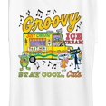 thumbnail image 3 of Pete The Cat - Groovy Ice Cream Truck - Women's Short Sleeve Graphic T-Shirt, 3 of 6