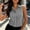 *Black, variant on ClodeEU Women's Plaid Sleeveless Collared Button Blouse,Slim Fit Crop Top for Summer Black,Women's Plus L