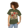 thumbnail image 3 of Blossom Array: Floral Bouquet - Unisex Heavy Cotton Tee, 3 of 4