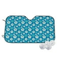 thumbnail image 2 of Lsque Daisies Flowers Car Windshield Sun Shade | Accordion Folding Style Auto Shade for Car Truck SUV Van | Blocks UV Rays Sun Visor Protector | Medium, 2 of 7