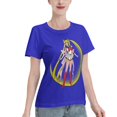thumbnail image 2 of Women's Basic Short Sleeve T-Shirt Sailor Moon Tsuki Hare 04, 2 of 6