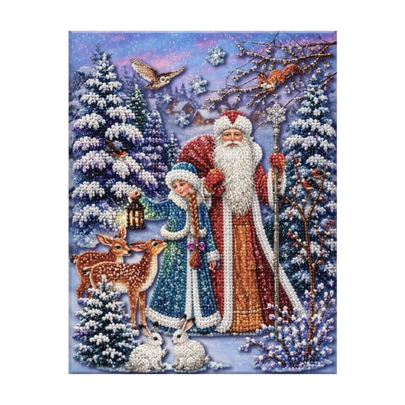Pearl Diamond Art Kits for Adults Christmas DIY Craft Set, pearl art diy kit Holiday Decoration Project, Pearl Painting for Adults Handmade Artwork Materials for Home Decor Gift