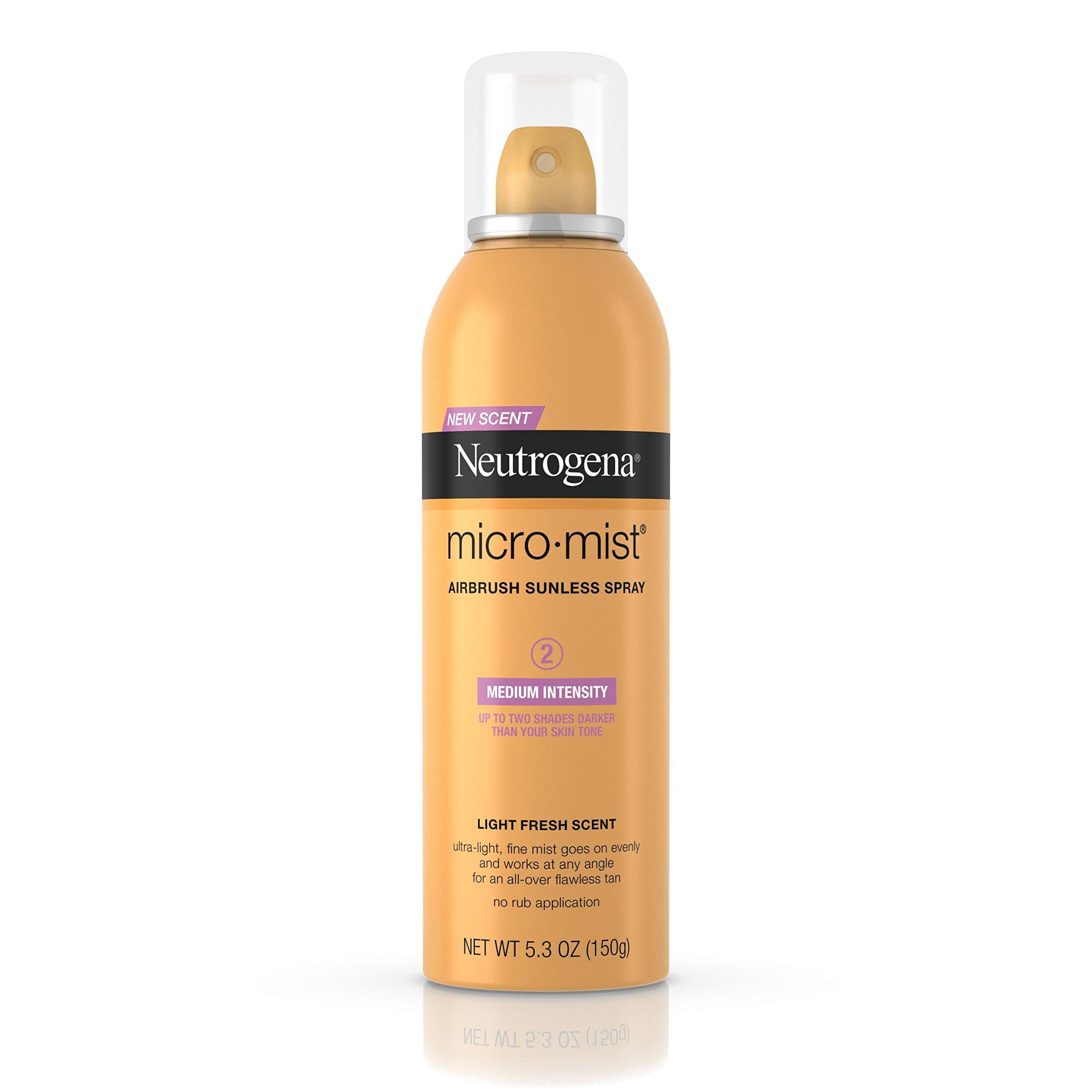 Neutrogena Micromist Airbrush Sunless Tanning Spray with Witch Hazel ...