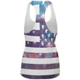 thumbnail image 2 of Galaxy American Flag All Over Womens Racerback Tank Top - Large, 2 of 2