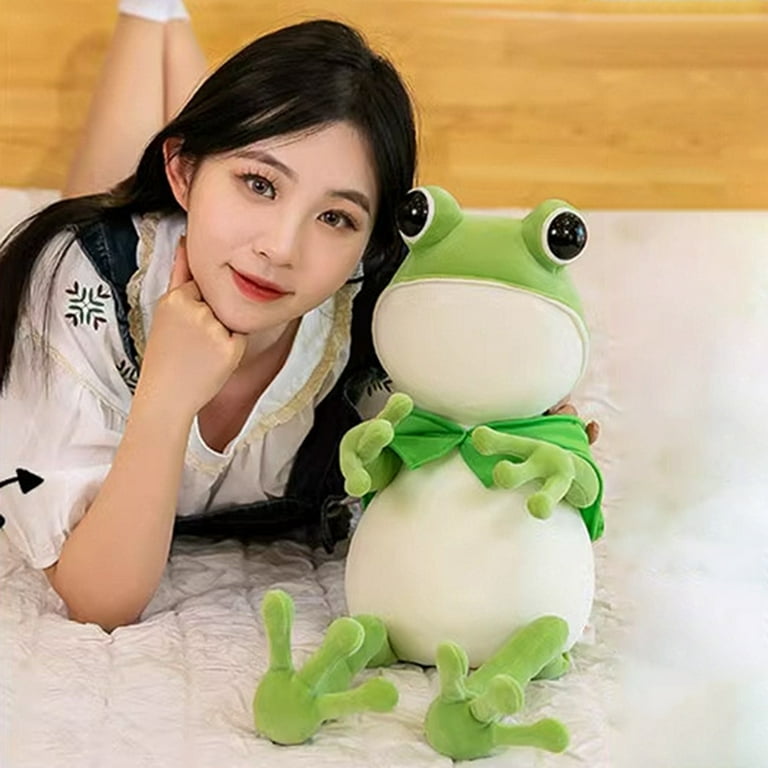 Frog Plush Toy Cartoon Toy Gift Doll Green Plush Frog Toy Cute Plush Toy  Plush