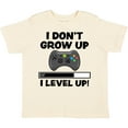 thumbnail image 3 of Inktastic I Dont Grow Up I Level Up with Game Controller Black Boys or Girls Toddler T-Shirt, 3 of 5