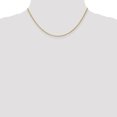 thumbnail image 2 of 14k Yellow Gold 16 Inch 1.3 Heavy Baby Rope Chain Necklace Pendant Charm, 2 of 9